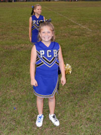 Lily cheerleader